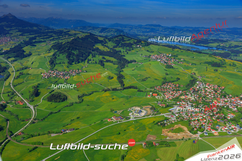 Luftbild von Oy Oy-mittelberg - Luftaufnahme wurde 2015 von https://frankenair.de mittels Flugzeug (keine Drohne) erstellt - die Geschenkidee