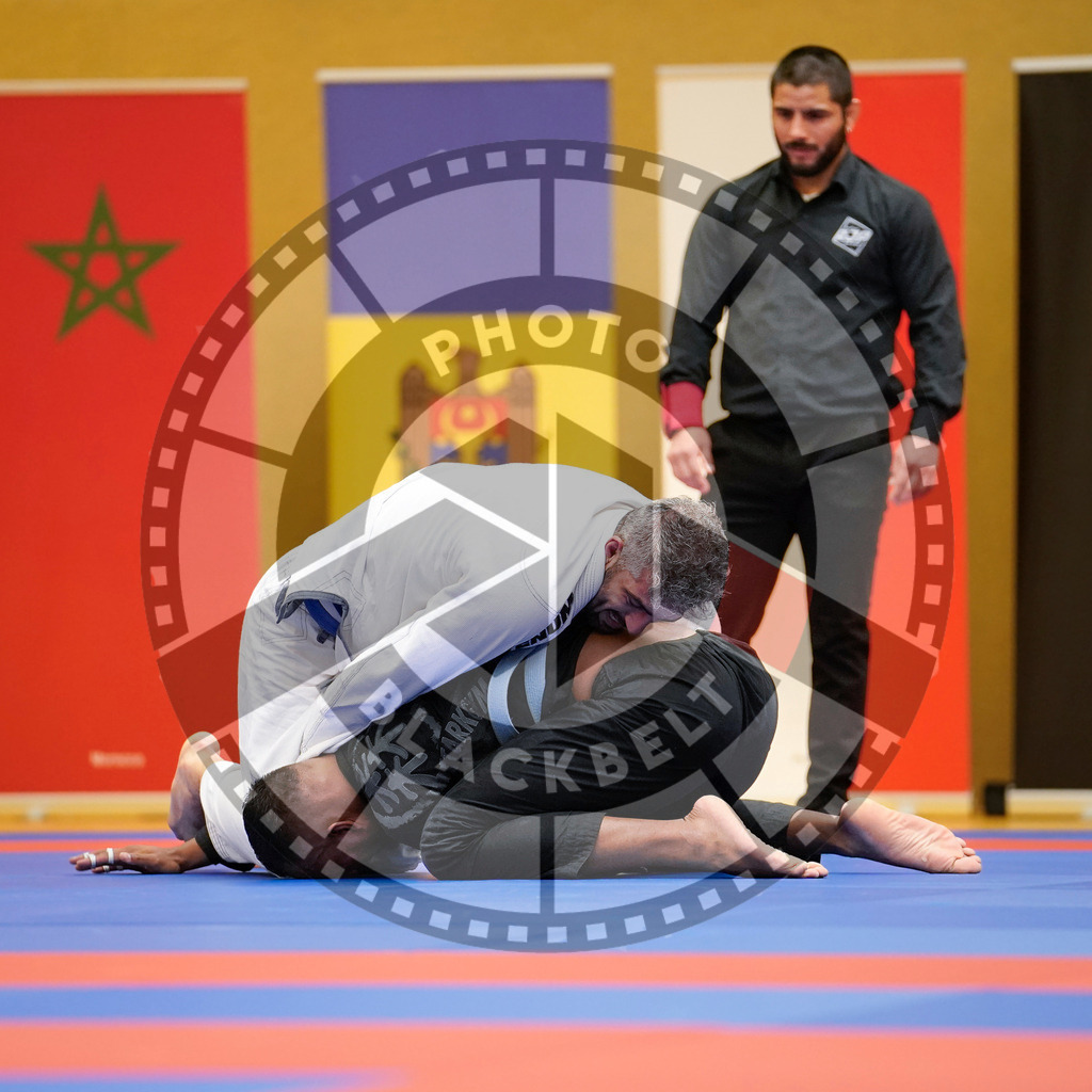 20240203PBB05642 | Fighters compete during the Brazilian Jiu-Jitsu Championship of the AJP Tour in Maintal by Frankfurt am Main, Germany, on February 2, 2024.