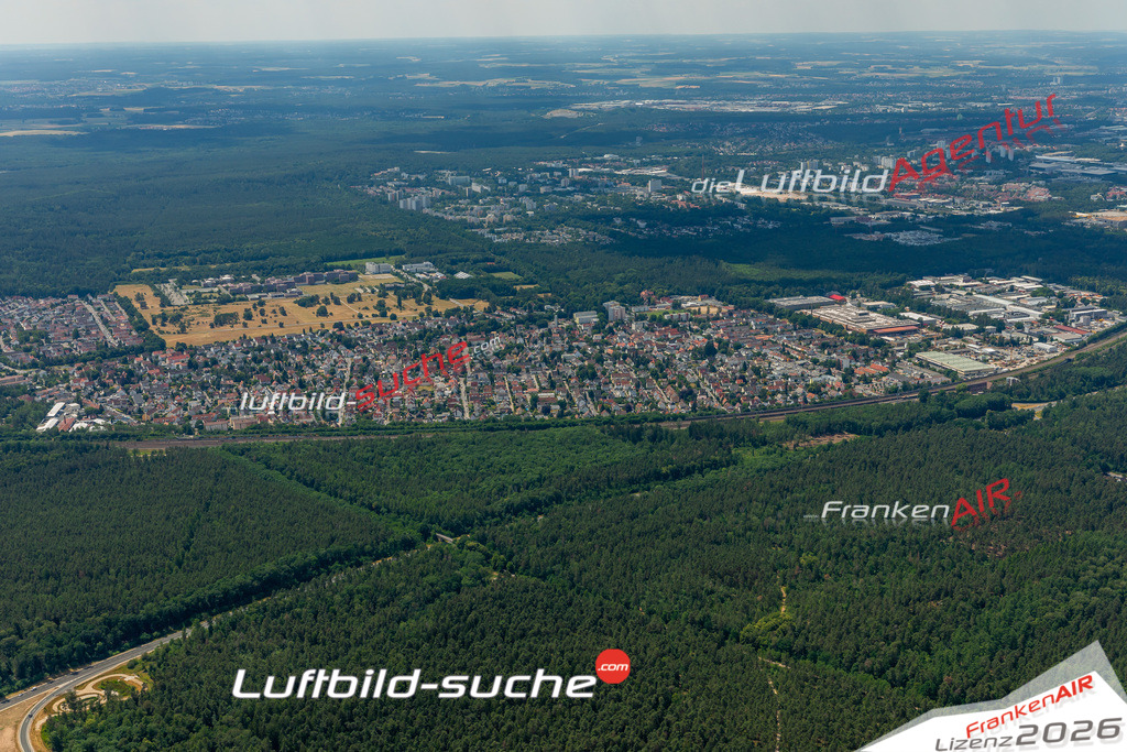 Das Luftbild zeigt : Altenfurt Nürnberg - Die Luftaufnahme wurde 2023 vom UL-Flugzeug aus erstellt ( keine Drohne ) - Hochauflösende Luftaufnahme - Für grossformatige Ausdrucke geeignet. Die Geschenkidee !Mit Lizenz und Bildrechte bestellbar