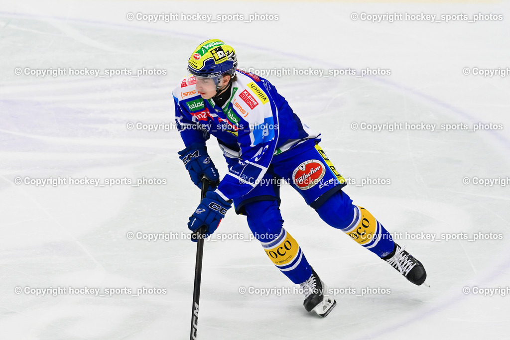 EC IDM WÄRMEPUMPEN VSV vs. Vienna Capitals | #43 Julian Raspotnig EC VSV, EC IDM WÄRMEPUMPEN VSV vs. Vienna Capitals, EC IDM WÄRMEPUMPEN VSV vs. Vienna Capitals am 16.11.2025 in Villach (Stadthalle Villach), Austria, (Photo by Bernd Stefan)