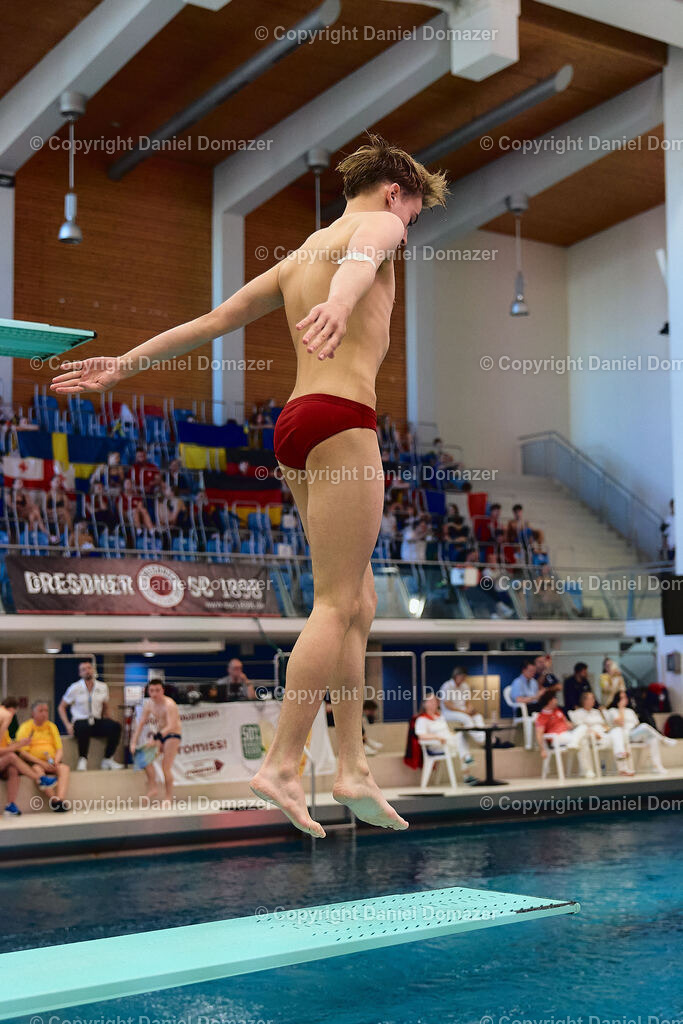 International Youth Diving Meet 2026 | Day 2 of 5 | International Youth Diving Meet 2026| Day 2 of 5 | 23.04.2026 | Youth diving competition featuring 1m and 3m springboard and platform at the Schwimmsportkomplex Freiberger Platz in Dresden.@ Domazer Photography - Realisiert mit Pictrs.com