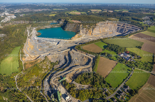 Balve230907557 | Luftbild, Blaue Lagune, Steinbruch Asbeck, Eisborn, Balve, Sauerland, Nordrhein-Westfalen, Deutschland