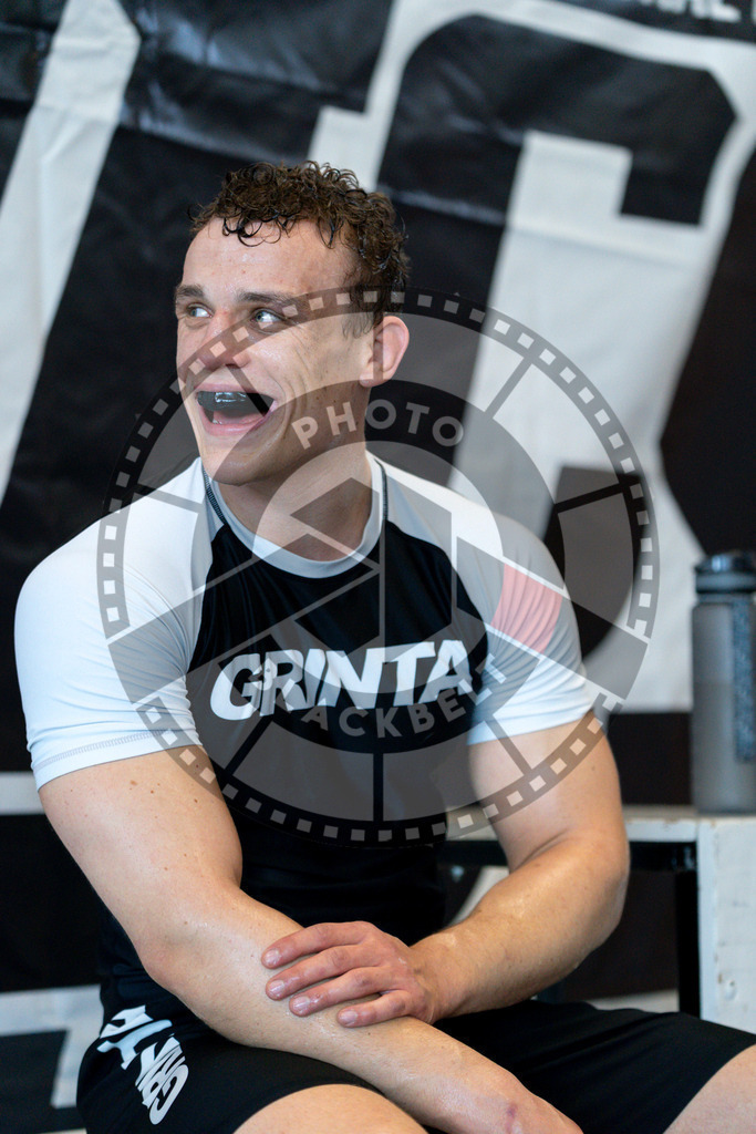 20240608PBB01010 | Fighters compete during the ILLCS VII summer edition luta livre competition in Hannover, Germany, on June 8, 2024.