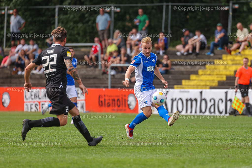 Giessen_Darmstadt (235) | 16.07.2023; Testspiel; Waldstadion Gießen; FC Gießen - SV Darmstadt 98; Ergebnis: 2:0 (0:0)