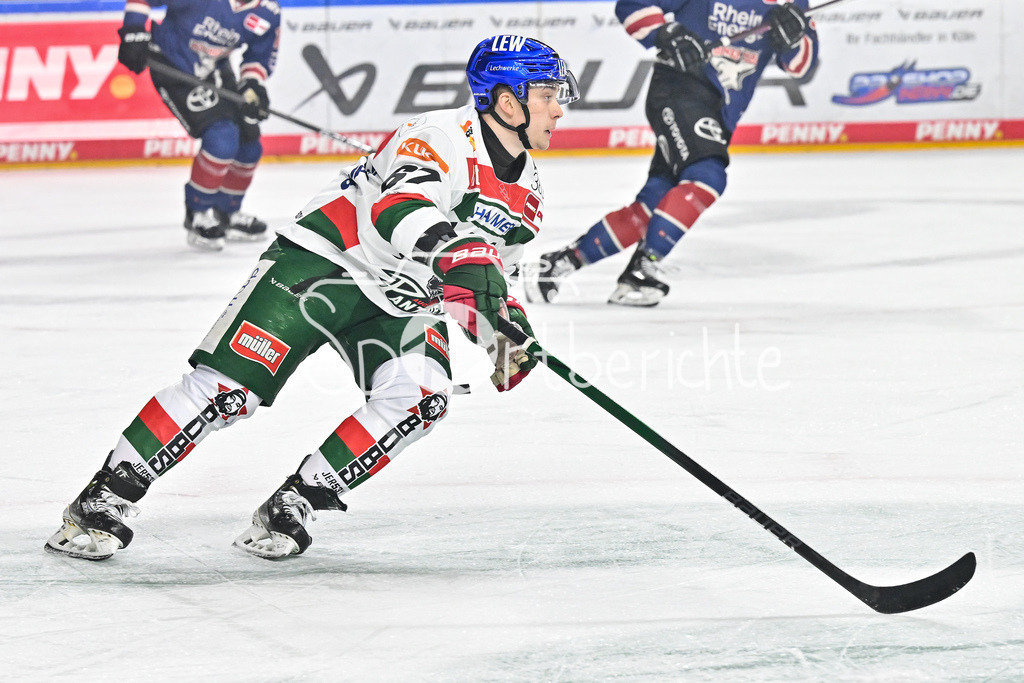 Kölner Haie - Augsburger Panther | im Bild Florian ELIAS (Augsburger Panther #67) / Doppetorschuetze im ersten Drittel / DEL: Koelner Haie - Augsburger Panther, Lanxess Arena am 05.01.2025