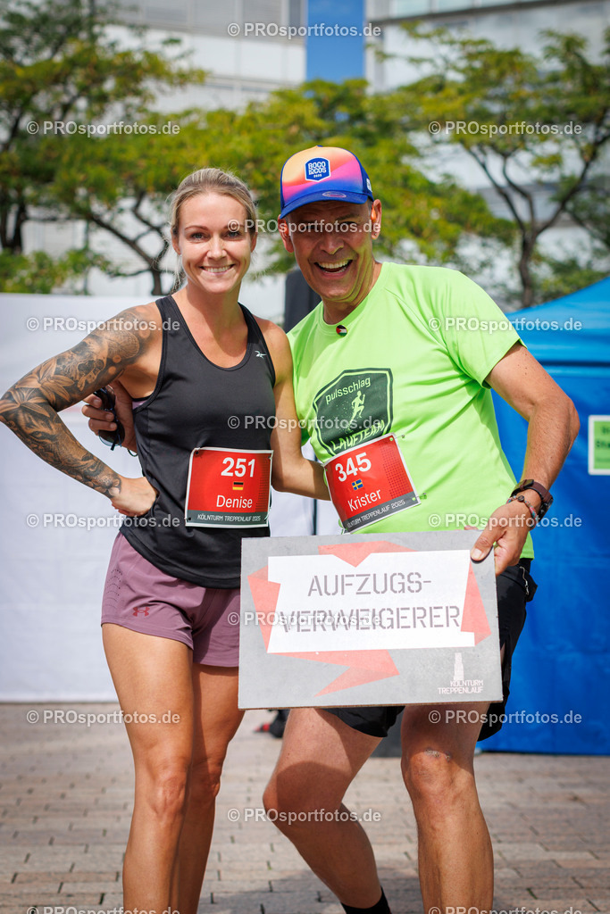 KölnTurm Treppenlauf; Köln, 03.08.2025 | Impressionen vom KölnTurm Treppenlauf am 03.08.2025 in Köln (Nordrhein-Westfalen). 