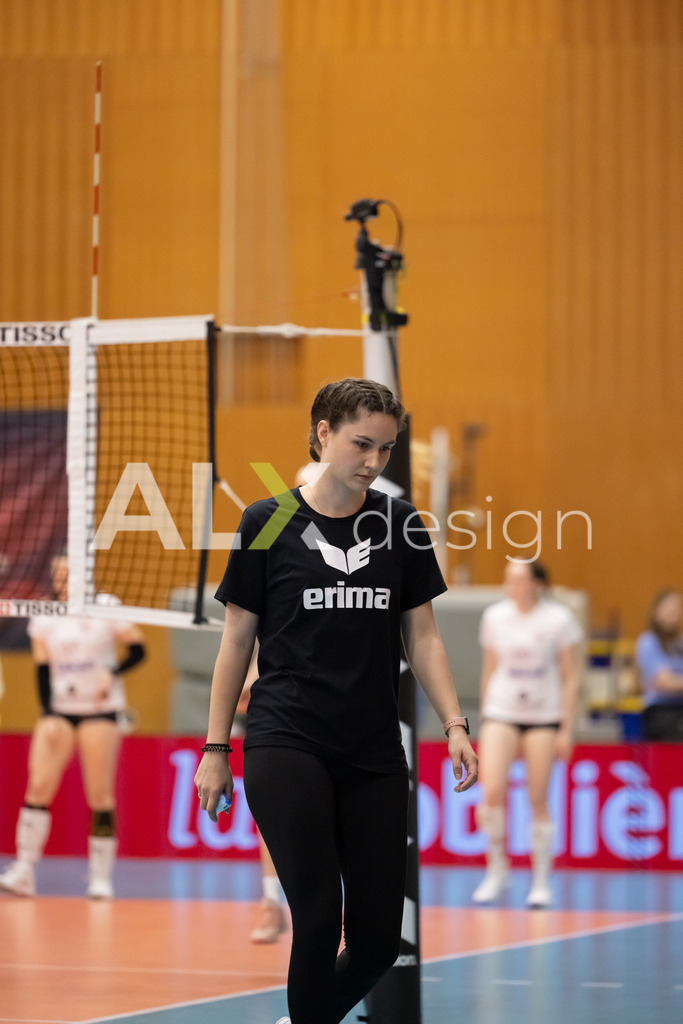 Volleyball I Frauen I Saison 2025-2026 I Volleyball NLA | Women I  Playoffs Finals 1/5 I viteos NUC - VC Kanti Schaffhausen I 06.04.2026 | 18 Martina Koch (CH) (VC Kanti Schaffhausen) – Mitte - Realisiert mit Pictrs.com