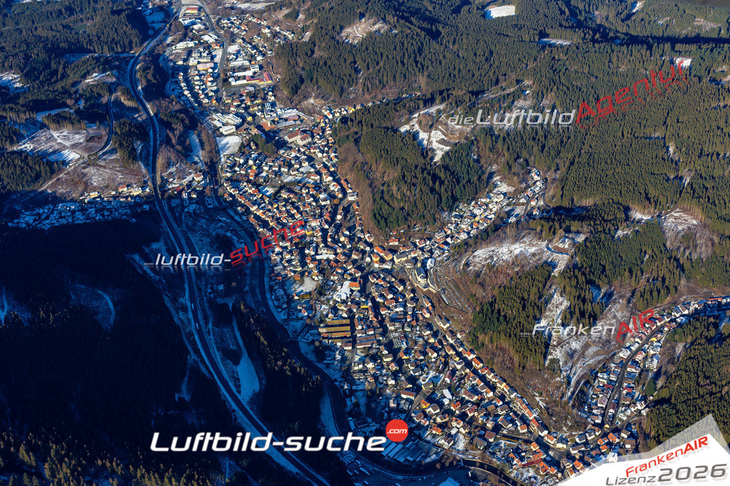Das Luftbild der Stadt Wallenfels wurde 2019 vom Flugzeug heraus erstellt (keine Drohne) Aufnahmehöhe ca.400 Meter- hohe Auflösung- beste Druck-Qualität garantiert!