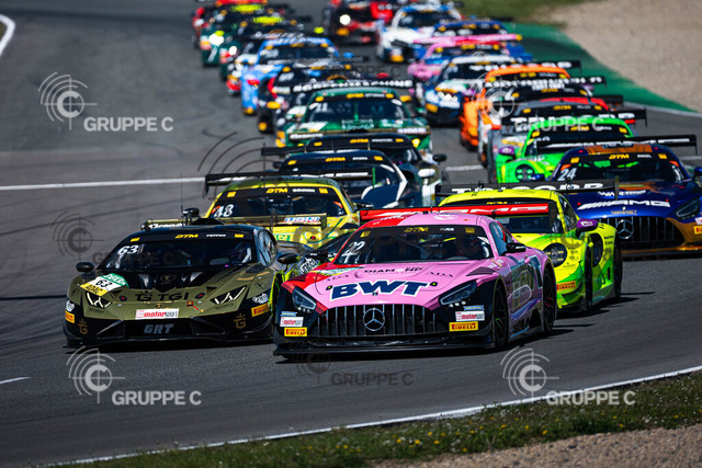 DTM125_042613321110351TF | DTM, 1. + 2. Rennen Oschersleben 2025 - Foto: Gruppe C Photography; #22 Mercedes-AMG GT3, Mercedes-AMG Team Landgraf: Lucas Auer; #63 Lamborghini Huracán GT3 EVO 2, TGI Team Lamborghini by GRT: Jordan Pepper - Realisiert mit Pictrs.com