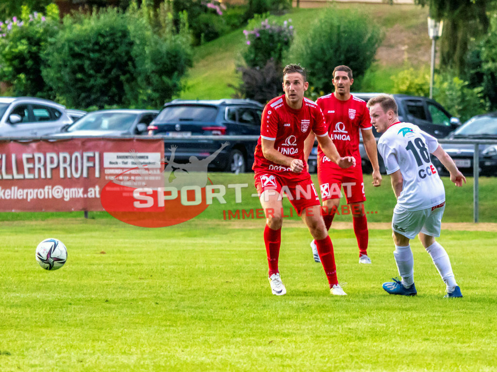 TSV Grafenstein - SK Maria Saal | Matthias Vauce (TSV Grafenstein #17) Manuel Reichel (TSV Grafenstein #20)Thomas Pirker (SK Maria Saal #18) TSV Grafenstein - SK Maria Saal am 02.08.2022 in Grafenstein
(Sportplatz), AUSTRIA, (Photo by Ernst Krawagner sport-fan.at),  - Realisiert mit Pictrs.com
