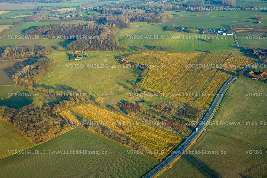 Hamm260101719Uentrop | Luftbild, Gelände für das geplante Rechenzentrum in Lippetal auf der Stadtgrenze zu Hamm, investieren wird das US-Beteiligungsunternehmen Blackstone 4 Millarden Euro, Uentrop, Hamm, Lippborg, Lippetal, Ruhrgebiet, Nordrhein-Westfalen, Deutschland, 