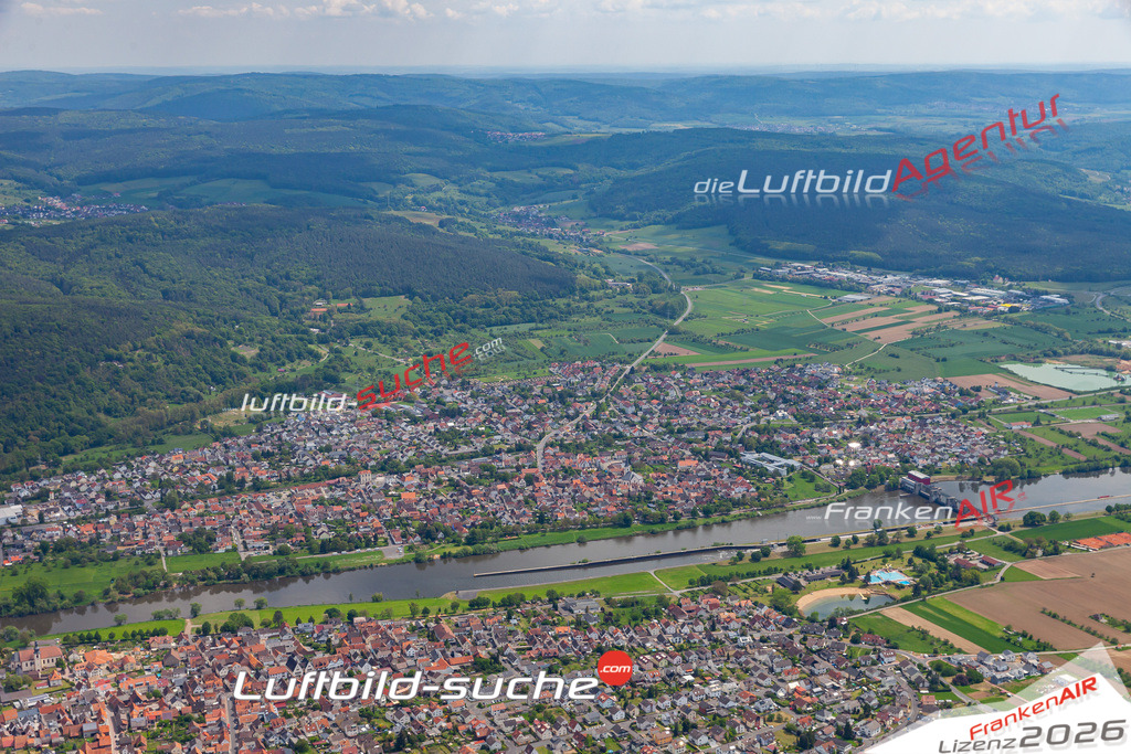 Das Luftbild der Stadt Kleinwallstadt wurde 2019 vom Flugzeug heraus erstellt (keine Drohne) Aufnahmehöhe ca.400 Meter- hohe Auflösung- beste Druck-Qualität garantiert!