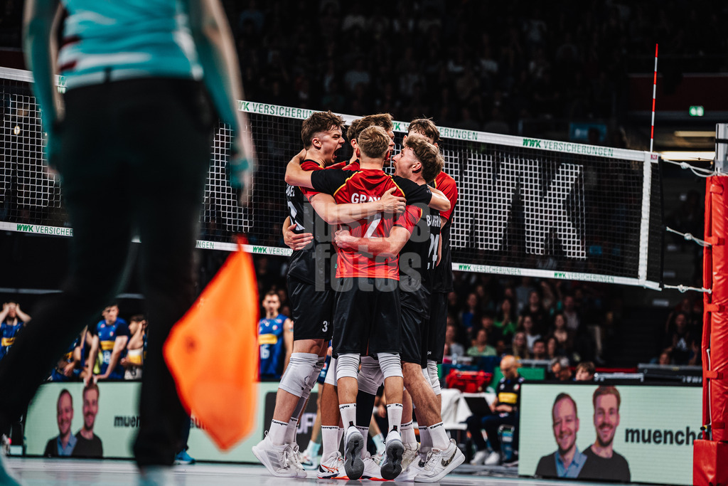Volleyball | Männer | Testspiel | Deutschland vs. Italien | 26.05.2025 | Jubel bei Deutschland