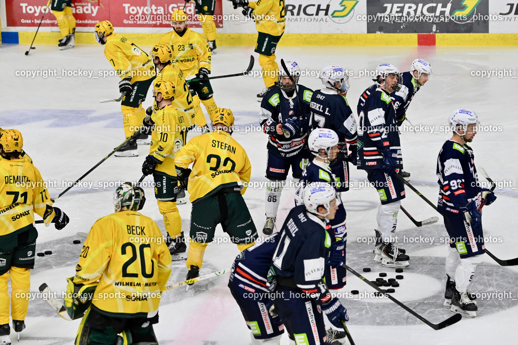 ATSE Graz vs. EHC Lustenau | #32 Stefan Daniel EHC Lustenau, ATSE Graz vs. EHC Lustenau, ATSE Graz vs. EHC Lustenau am 14.02.2026 in Graz (Merkur Eishalle ), Austria, (Photo by Bernd Stefan)