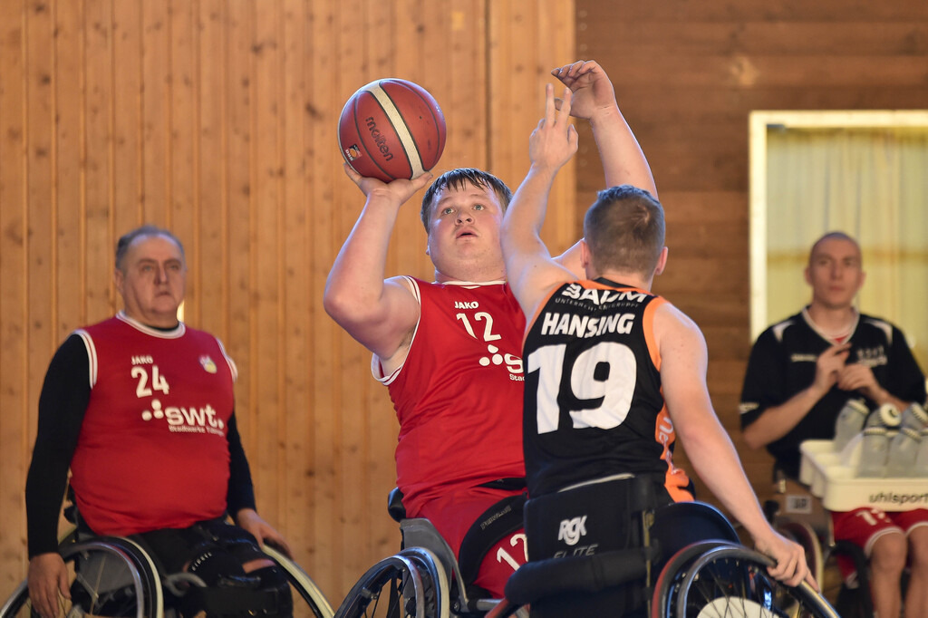 2024-10-26-0302 | RSKV Tuebingen vs. Hannover United 2, Rollstuhlbasketball, 2. Bundesliga Sued, 3. Spieltag, Saison 2024/2025, 26.10.2024, Foto: Ralph Kunze - Realisiert mit Pictrs.com