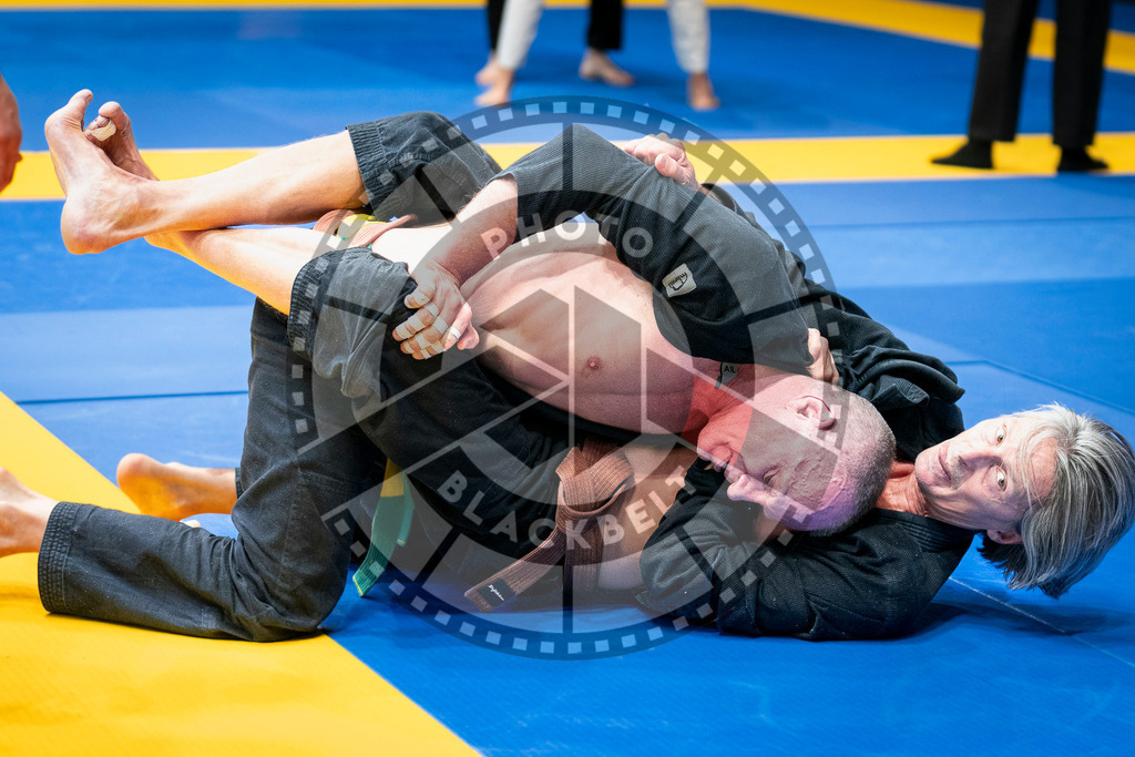 20240126PBB1612 | Fighters compete during the Brazilian Jiu-Jitsu European Championship of the IBJJF in Paris, France, on January 26, 2024.