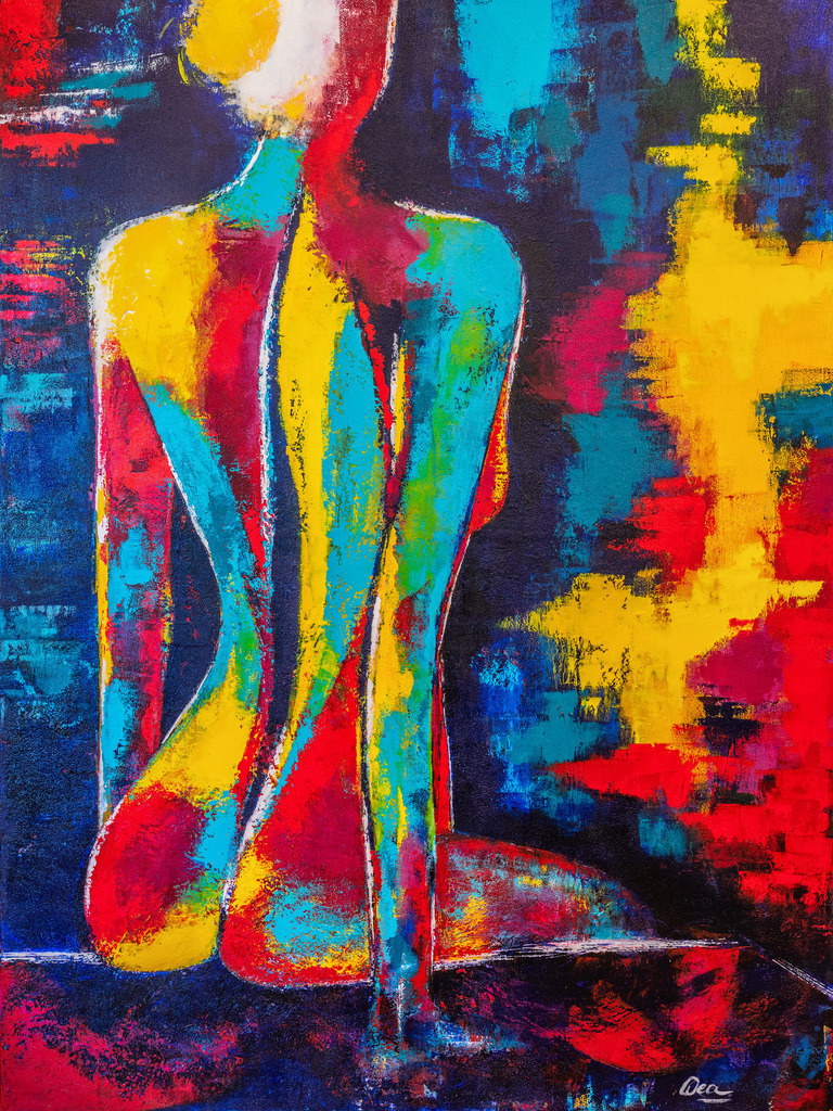 10230617 - Bunte Frau | Bestellen Sie dieses Pop-Art-Gemälde als Kunstdruck in vielen Ausführungen und Formaten. Zur Auswahl gelangen Sie über "Bestellen".
Bei Interesse an Originalgemälden leiten wir Ihre Anfrage gern an die Künstlerin weiter.