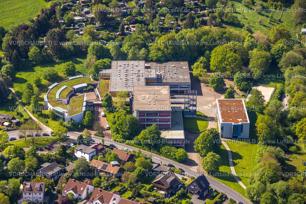 Hagen240504343 | Luftbild, Gesamtschule Eilpe, Eilpe, Hagen, Ruhrgebiet, Nordrhein-Westfalen, Deutschland