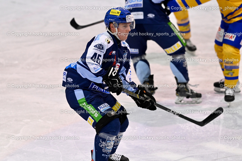 ESC SOCCERZONE STEINDORF vs. 1. EHC ALTHOFEN | #46 Maurer Julian ESC Steindorf, ESC SOCCERZONE STEINDORF vs. 1. EHC ALTHOFEN, ESC SOCCERZONE STEINDORF vs. 1. EHC ALTHOFEN am 28.02.2025 in Steindorf (Ossiachersee Halle), Austria, (Photo by Bernd Stefan)