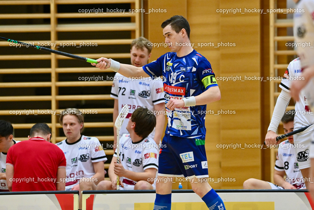 VSV Unihockey vs. KAC Floorball | #19 Philipp Seiser VSV Unihockey, VSV Unihockey vs. KAC Floorball, VSV Unihockey vs. KAC Floorball am 28.03.2026 in Villach (Ballspielhalle St. Martin), Austria, (Photo by Bernd Stefan)