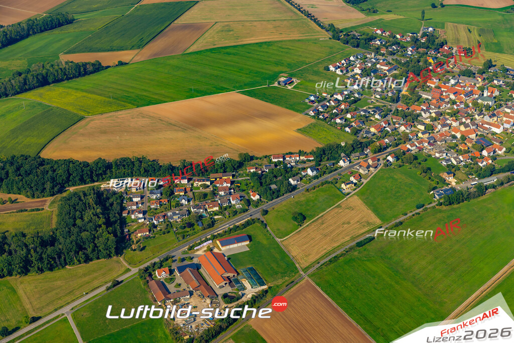 Das Luftbild zeigt :  Gebenbach - Die Luftaufnahme wurde 2024 vom UL-Flugzeug aus erstellt ( keine Drohne ) - Hochauflösende Luftaufnahme - Für grossformatige Ausdrucke geeignet. Die Geschenkidee !Mit Lizenz und Bildrechte bestellbar