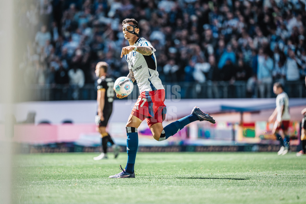 Fußball | Männer | Saison 2024/2025 | 2. Fußball-Bundesliga | 31. Spieltag | Hamburger SV vs. Karlsruher SC | 27.04.2025 | sportfotografie mit justus stegemann