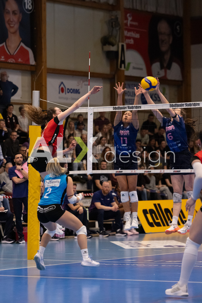 Volleyball I Frauen I Saison 2025-2026 I Volleyball NLA | Women I 1/2 Finals I  VC Kanti Schaffhausen - Sm'Aesch Pfeffingen I 22.03.2026 | 14 Josipa Marković (HR) (VC Kanti Schaffhausen) – Aussen - Realisiert mit Pictrs.com