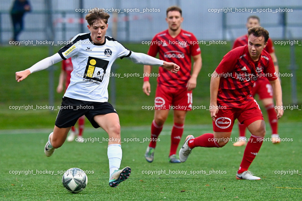 SV Spittal 1921 vs. SV St. Jakob  | #31 Matthias Mitterdorfer SV Spittal, #11 Florian Uggowitzer St.Jakob, SV Spittal 1921 vs. SV St. Jakob , SV Spittal 1921 vs. SV St. Jakob  am 20.09.2024 in Spittal an der Drau (Goldeck Stadion), Austria, (Photo by Bernd Stefan)
