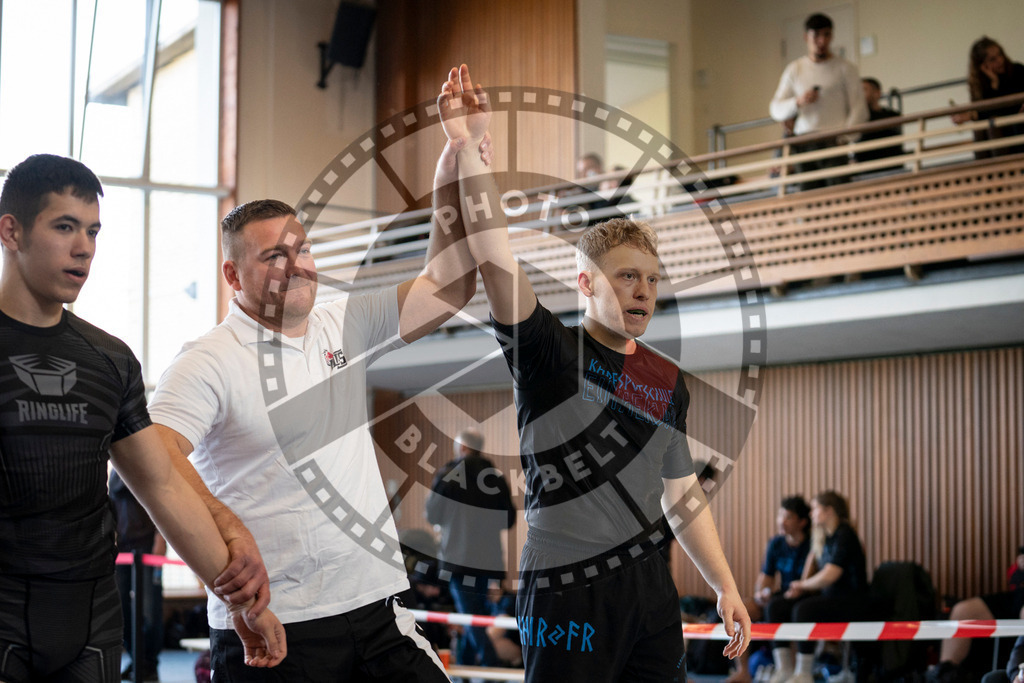 20240309PBB6311 | Fighters compete during the International Luta Livre (ILLCS) Spring Championship in Hannover, Germany, on March 9, 2024.