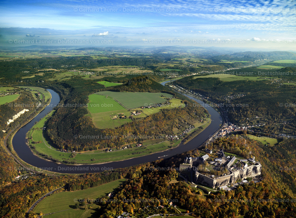2888024 | Elbe, Festung Königstein, Nationalpark Sächsische Schweiz
