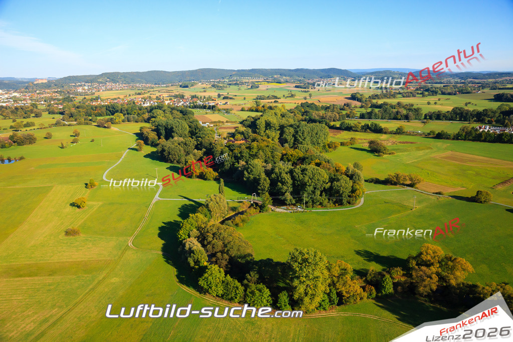 Die Luftaufnahme Katschenreuth - Kulmbach wurde vom UL-Flugzeug (keine Drohne) aus fotografiert.Hohe Druck- Auflösung-die Geschenkidee!