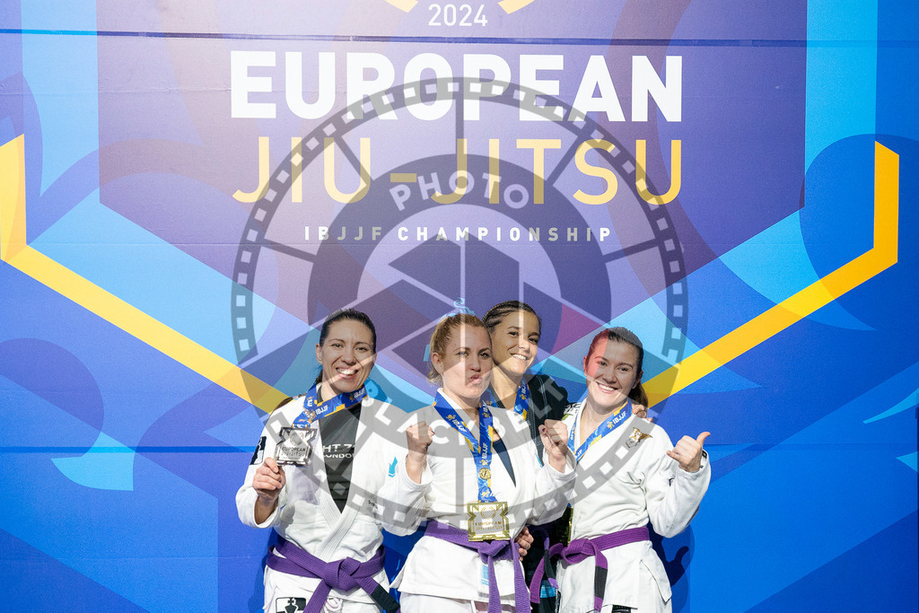 20240125PBB02118 | Fighters compete during the sixth day of the Brazilian Jiu-jitsu European Championship of the IBJJF in Paris, France, on January 25, 2024.
