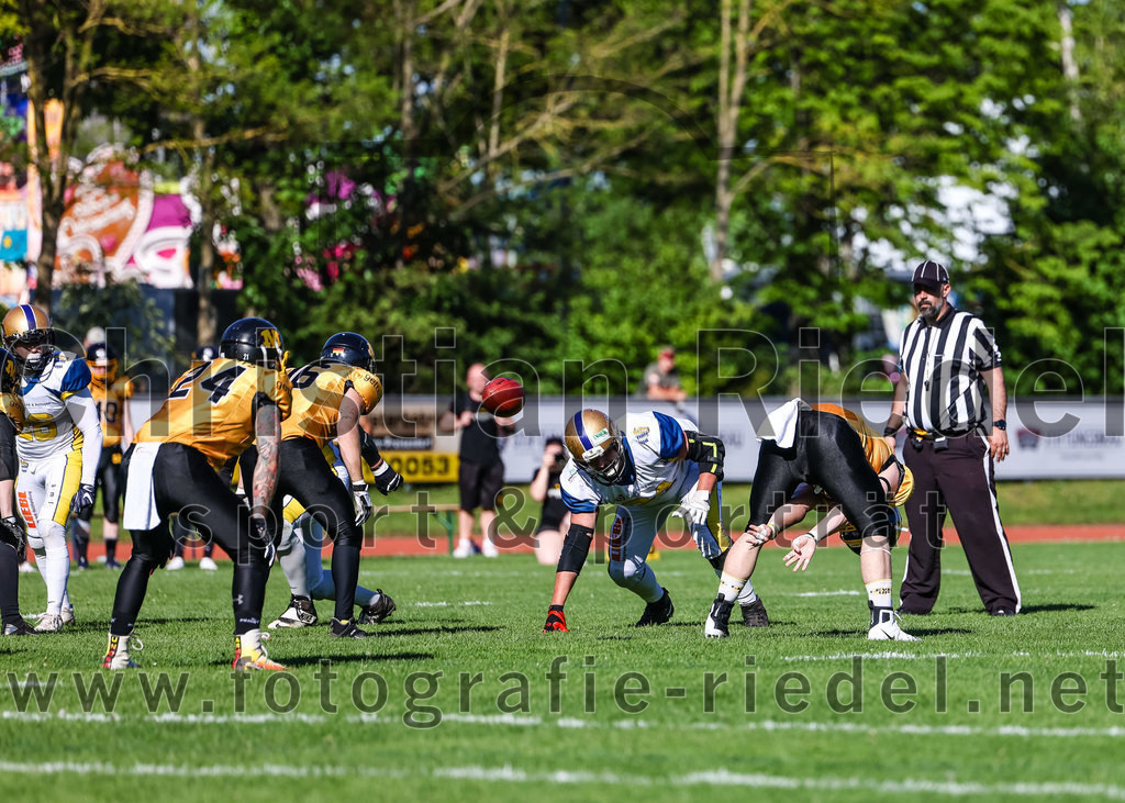 2022-05-14_116_Erding_Bulls_gegen_Munich_Cowboys_2 | Erding, Deutschland, 14.05.2022:
Fußball, Regionalliga 2022, 3. Spieltag, Erding Bulls gegen Munich Cowboys 2, Endergebnis: 20:30

Foto: Christian Riedel / fotografie-riedel.net