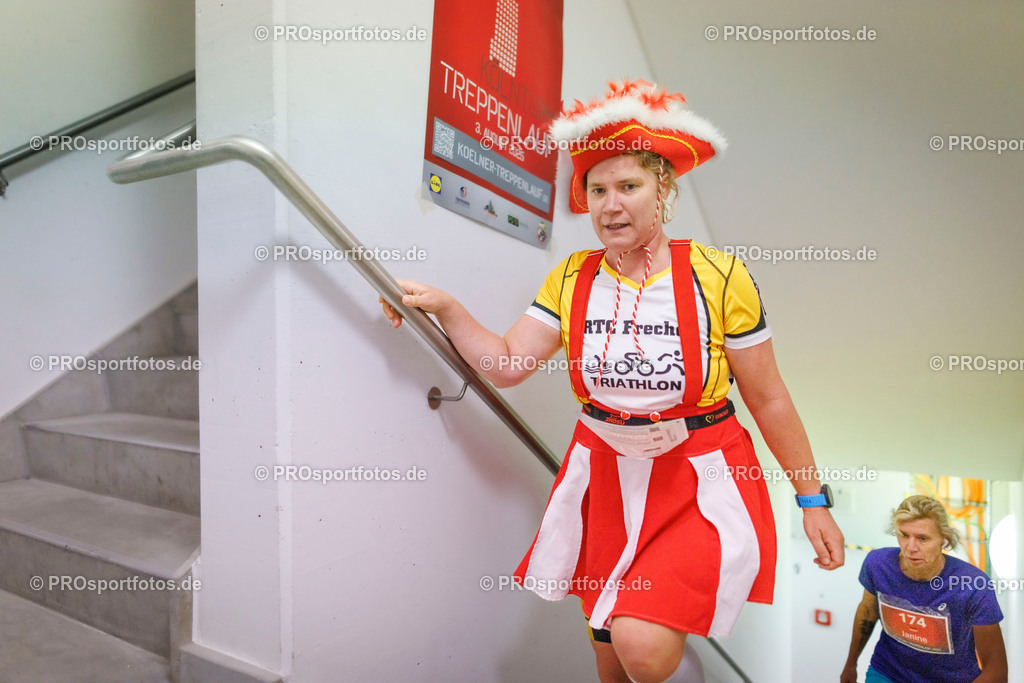 KölnTurm Treppenlauf; Köln, 03.08.2025 | Impressionen vom KölnTurm Treppenlauf am 03.08.2025 in Köln (Nordrhein-Westfalen). 