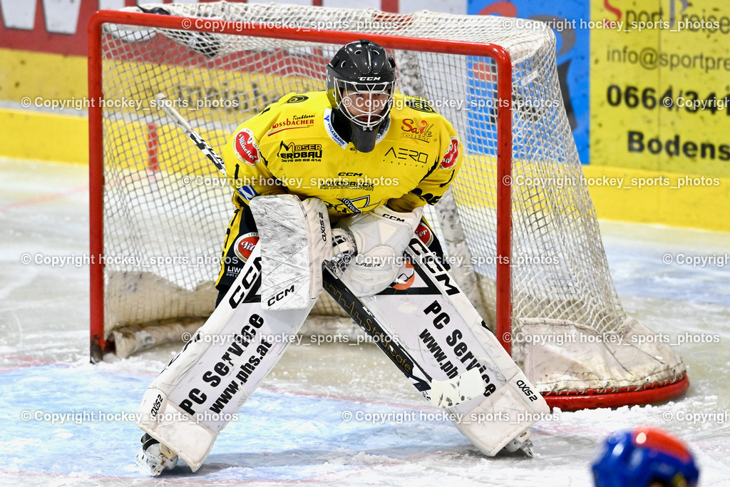 ESC Steindorf vs. EC Hornets Spittal 20.2.2024 | #1 Zauchner Rene EC Hornets Spittal, ESC Steindorf vs. EC Hornets Spittal 20.2.2024, ESC Steindorf vs. EC Hornets Spittal 20.2.2024 am 20.02.2024 in Steindorf (Ossiachersee Halle), Austria, (Photo by Bernd Stefan)