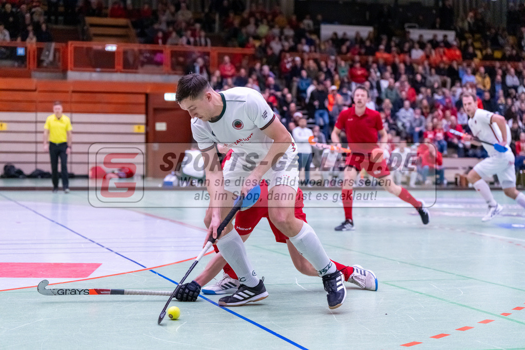 HK_20241220_100587 | 1. Bundesliga Halle Herren Crefelder HTC - Gladbacher HTC am 20.12.2024 Halle Glockenpitz, Krefeld ,