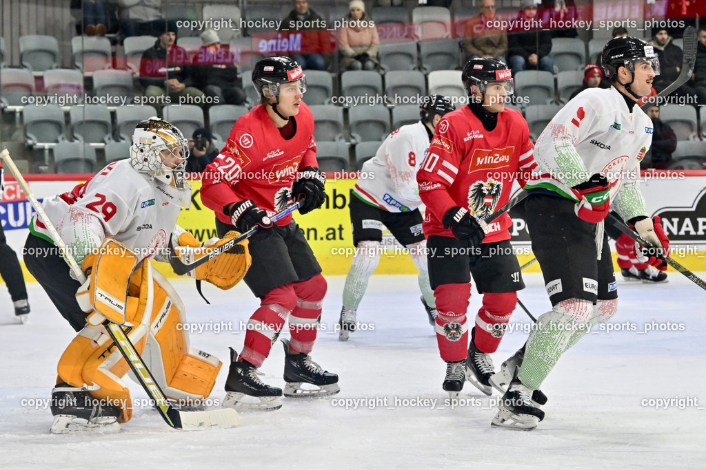 Österreich vs. Ungarn 14.12.2023 | Österreich vs. Ungarn 14.12.2023, Österreich vs. Ungarn  am 14.12.2023 in Klagenfurt (Heidi Horten Arena), Austria, (Photo by Bernd Stefan)