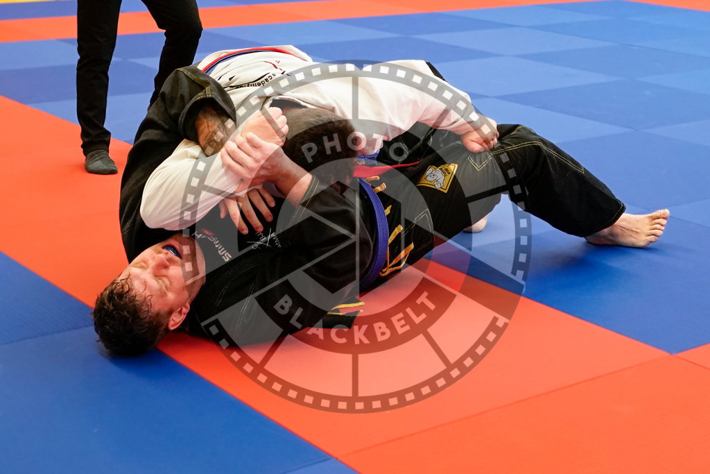 20240203PBB06162 | Fighters compete during the Brazilian Jiu-Jitsu Championship of the AJP Tour in Maintal by Frankfurt am Main, Germany, on February 2, 2024.