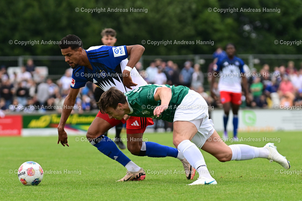 Fußball I Herren I Testspiel  I TSV Elstorf - Hamburger SV I 5.7.2025 | a-hannig - Realisiert mit Pictrs.com