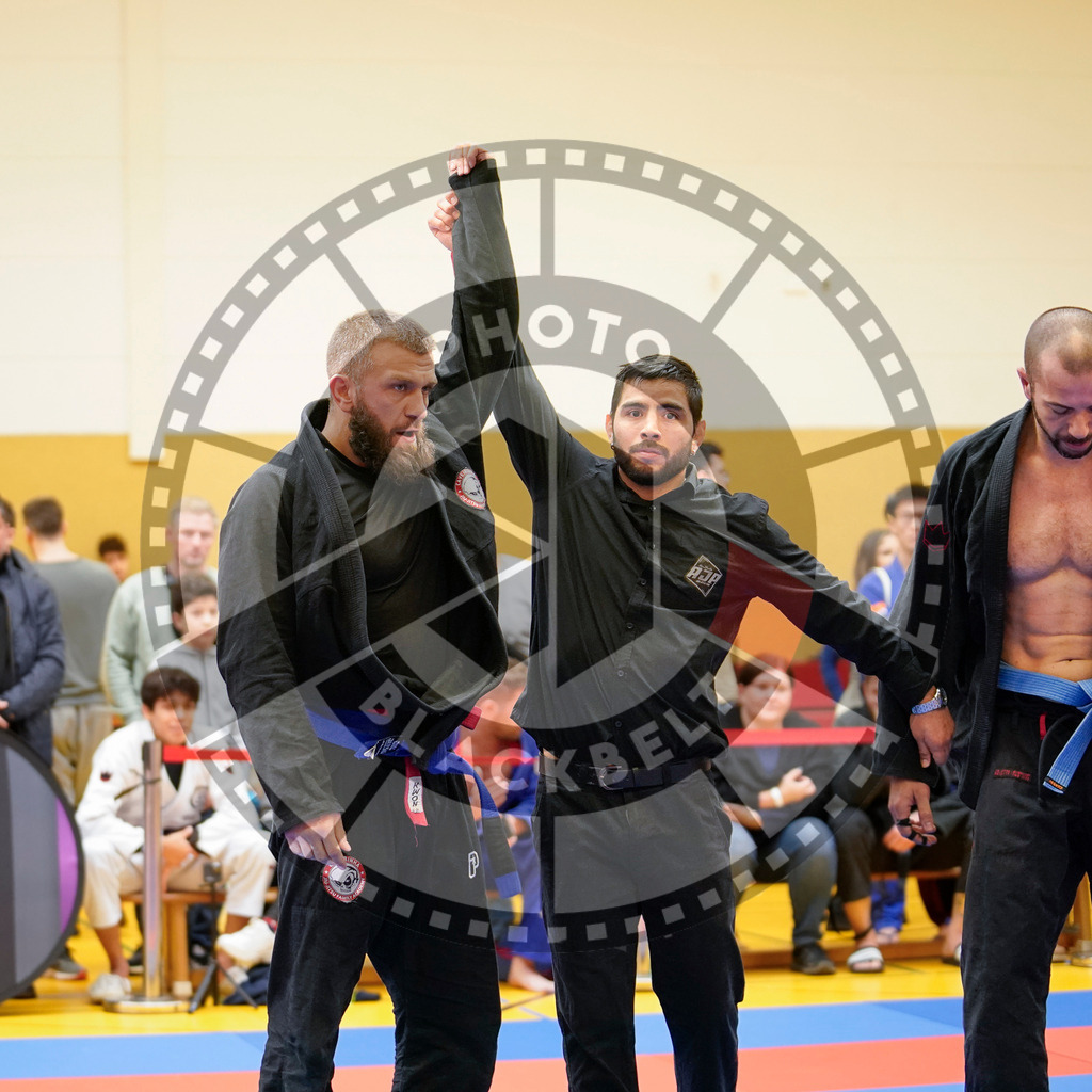 20240203PBB06966 | Fighters compete during the Brazilian Jiu-Jitsu Championship of the AJP Tour in Maintal by Frankfurt am Main, Germany, on February 2, 2024.