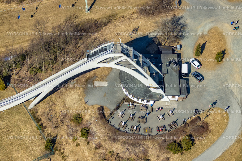 Winterberg220303430 | Luftbild, St. Georg Sprungschanze,  Winterberg, Sauerland, Nordrhein-Westfalen, Deutschland