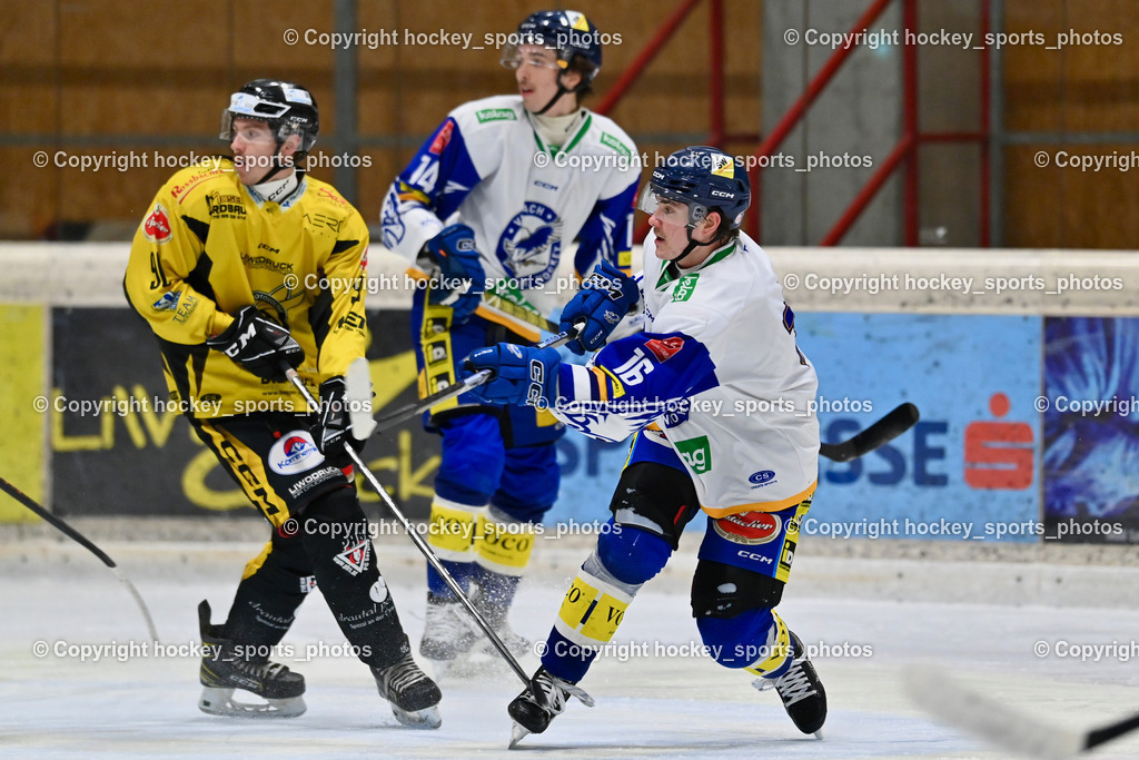 MET PHOTOVOLTAIK HORNETS SPITTAL vs. EC VSV juniors U20  | #16 Prodinger Dominik EC VSV juniors U20, MET PHOTOVOLTAIK HORNETS SPITTAL vs. EC VSV juniors U20 , MET PHOTOVOLTAIK HORNETS SPITTAL vs. EC VSV juniors U20  am 05.11.2024 in Spittal an der Drau (Goldeck Stadion), Austria, (Photo by Bernd Stefan)