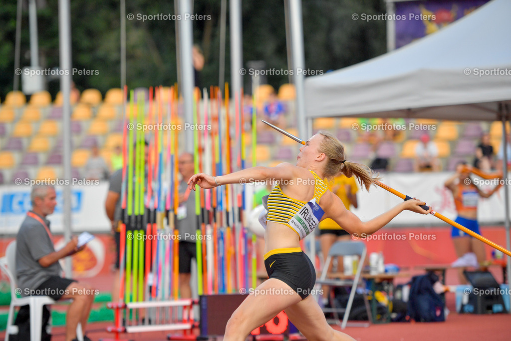 U18 EM - Tag 4_90 | European Athletics U18 Championships am 21.07.2024 in Banska Brystica; Speerwurf, Konstanze Irlinger.Foto: Kai Peters - Realisiert mit Pictrs.com