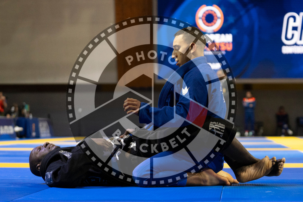 20240119PBB0250 | Fighters compete during the IBJJF European Championship in Paris, France, on January 19, 2024.
