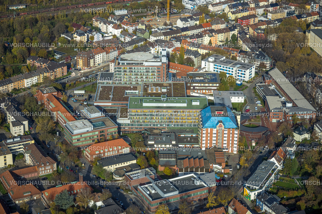 Bochum221100861 | Luftbild, Universitätsklinikum Bergmannsheil, Südinnenstadt, Bochum, Ruhrgebiet, Nordrhein-Westfalen, Deutschland