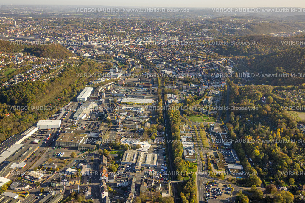 Hagen221015551 | Luftbild, Ortsansicht Haspe, Gewerbepark Kückelhausen, Berliner Straße, Wehringhauser Straße, Varta-Insel, Hagen Zentrum, Haspe, Hagen, Ruhrgebiet, Nordrhein-Westfalen, Deutschland