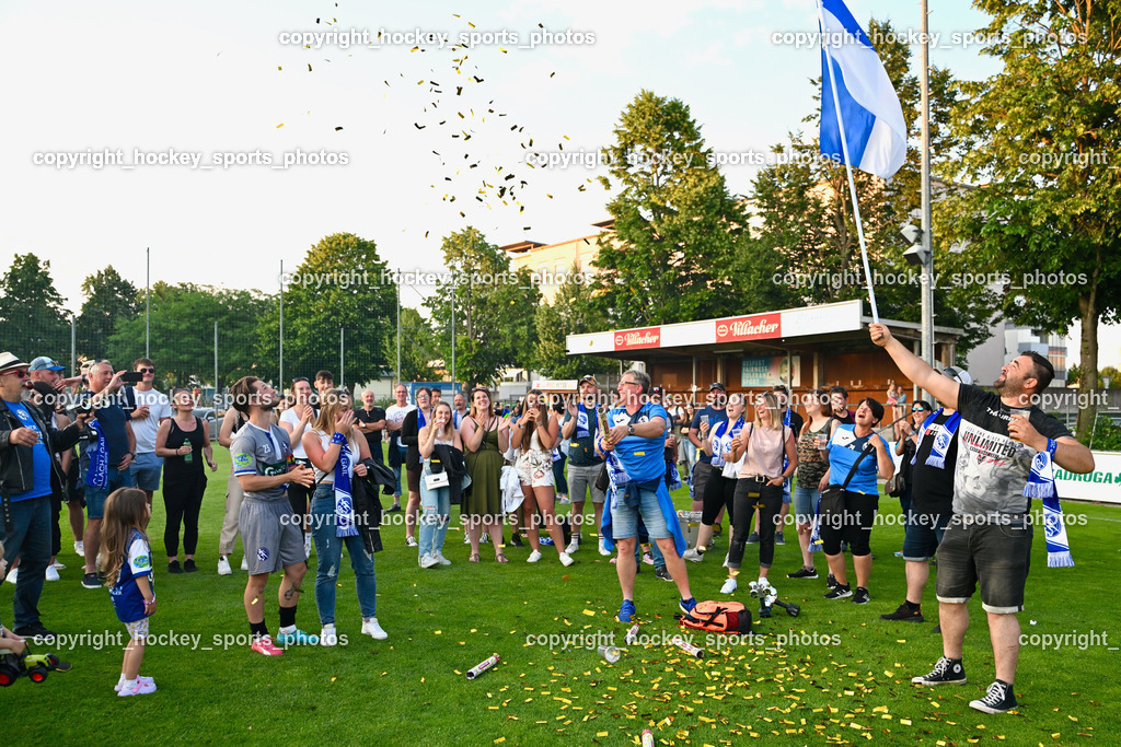 Villacher Bier Cup 2022/23 Siegerehrung SAK vs. SV Dellach Gail 17.6.2023 | hockey sports photos, Pressefotos, Sportfotos, hockey247, win 2day icehockeyleague, Handball Austria, Floorball Austria, ÖVV, Kärntner Eishockeyverband, KEHV, KFV, Kärntner Fussballverband, Österreichischer Volleyballverband, Alps Hockey League, ÖFB, 