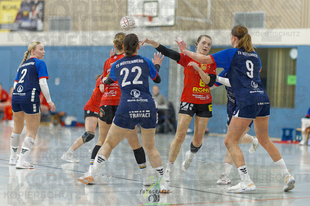 Frauen Regionalliga (HHV); HSG Wettenberg - TV Hüttenberg | Frauen Regionalliga (HHV); HSG Wettenberg - TV Hüttenberg am 06.12.2025 in Launsbach (Wettenberg) (Halle GS Launsbach (Wettenberg))Photo © 2025 - Jörg Heinrich - Realisiert mit Pictrs.com