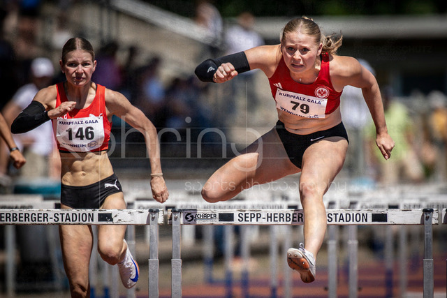 B&amp;S Kurpfalz Gala; Weinheim, 23.05.2026 | WEINHEIM, GERMANY - MAY 24: Alexandra Scharf (GER/Eintracht Frankfurt e.V.)  during the B&amp;S Kurpfalz Gala am 23.05.2026 at the  Sepp-Herberger-Stadium in Weinheim (Baden-Wuerttemberg / Germany).