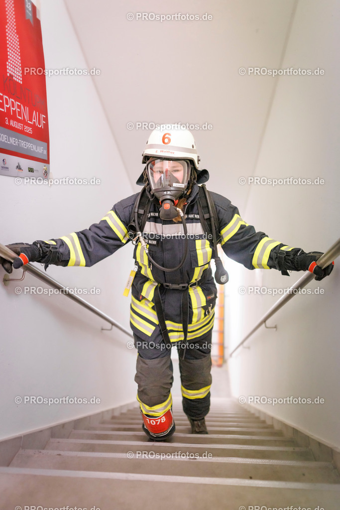 KölnTurm Treppenlauf; Köln, 03.08.2025 | Impressionen vom KölnTurm Treppenlauf am 03.08.2025 in Köln (Nordrhein-Westfalen). 